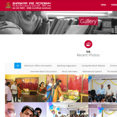 Shankar Ias Academy, South India